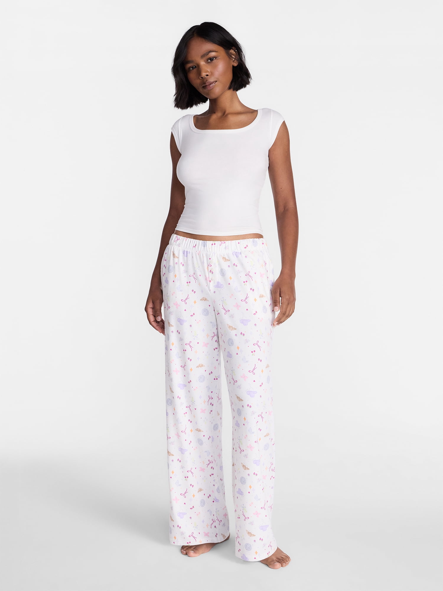 No Boundaries Cloud Core Sleepwear Pants, Women's XXS-3X
