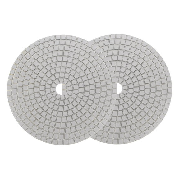 Uxcell 7-Inch 3000 Grits Diamond Polishing Pad Wet/Dry for Stone Concrete Marble 2 Pack