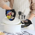 thumbnail image 6 of Lsque Sml Jeffy Pattern Non-Slip Mini Oven Mitt Set，Mini Oven Gloves Silicone Heat Resistant Cooking Pinch Mitts Potholder for Kitchen Cooking & Baking, 6 of 7
