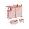 thumbnail image 3 of Cómoda mesa de TV con power outlet, dormitorio cómoda con 9 cajones, suitable para sala de estar y hallway, 3 of 8