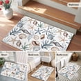 thumbnail image 6 of Summer Shells Washable Small Entryway Area Rugs 2'x3', Ocean Marine Life Starfish Coral Conch Coastal Low Pile Throw Rug Non-Slip Sturdy Edge Binding Carpet for Front Door Floor Room Entry, 6 of 9