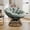 Green, variant on Omniberg Ergonomic 360° Swivel Wicker Papasan Chair, Oversized Indoor Outdoor Rattan Egg Sofa Chair Lounger with Soft Thick Cushion for Living Room, Bedroom, Patio, Yard, White
