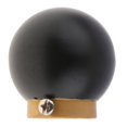 thumbnail image 3 of Cabeza / Finales / Para varillas de cortina de aleación de aluminio - Bola negra Sunnimix Extremos de poste de cortina, 3 of 8