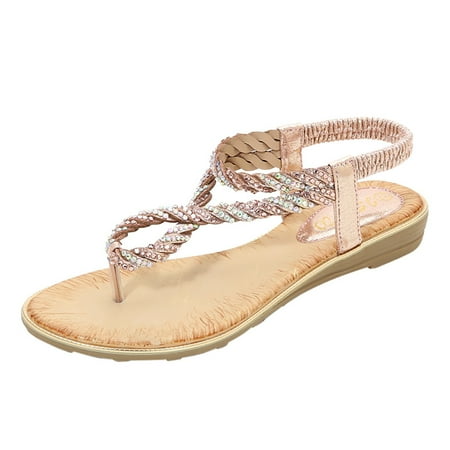 

Summer Women Ladies Girls Wedges Flip Flops Sandals Beach Casual Shoes