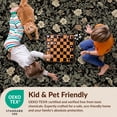thumbnail image 4 of Design&I 5'x7' Ultra Soft Area Rug, Asian Chinoiserie Vintage Lattice Vine Trellis Border Peony Bird Flowing Dynamic None Fluffy Washable Non Shedding for Bedroom Living Room Home Office, 4 of 7