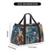 thumbnail image 3 of Fotbe Starry Sky Planet Lollipop Bolsa de Viaje con Estampado, Bolsa de Fin de Semana para Mujer con Compartimento para Zapatos, Bolsa de Gimnasio con Bolsillo Húmedo, 3 of 7