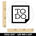 thumbnail image 2 of To Do Note Self-Inking Rubber Stamp Ink Stamper - Red Ink - Small 3/4 Inch, 2 of 7