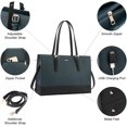 thumbnail image 3 of YOUI-GIFTS Laptop Bag for Women, Fashion Computer Tote Bag 15.6 Inch Large Handbag, Shoulder Bag Purse for Business Work, 3 of 6