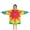 Colorful Rainbow Tie, variant on Colorful Tie Dye Wave Pattern Blanket Hoodies for Kids 6-13YR Oversize Wearable Blanket Hoodies for Boys Girls Teens