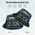 thumbnail image 4 of Kdxio Reflective Bucket Hat - Happy New Year 2024 (3) Print Bucket Hat for Men,Women, 4 of 9