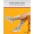 thumbnail image 5 of MeMoi Women's American Beagle Bamboo Blend Crew Socks - Womens - Female, 9-11, Crockery, 5 of 7
