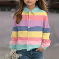 thumbnail image 4 of SERTG Kids Checkered Striped Shirt Long Sleeve Collared Spring Summer Fall Regular Fitted Playing Outerwear for Children 3-16 Years(Pink,3 Years), 4 of 6