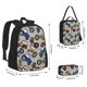 thumbnail image 2 of Easygdp Color Tractor Mochila para Niños y Niñas con Set de Caja de Almuerzo y Estuche para Lápices 3 en 1, Mochila Escolar Estampada para Adolescentes, 2 of 7
