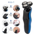 thumbnail image 3 of Afeitadora eléctrica para hombres Afeitadora húmeda y seca Afeitadora eléctrica Recortadora de barba impermeable, 3 of 7