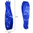 thumbnail image 2 of 60 CM Long PVC Oil Resistant Gloves Household Safety Glove Slip Resistance Water Proof Work Glove ,Comfort and Durability, 2 of 6