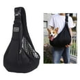 thumbnail image 2 of fastboy Hand Free Pet Sling Carrier Bag Cat Dog Collapsible Single Shoulder Bag Black, 2 of 9