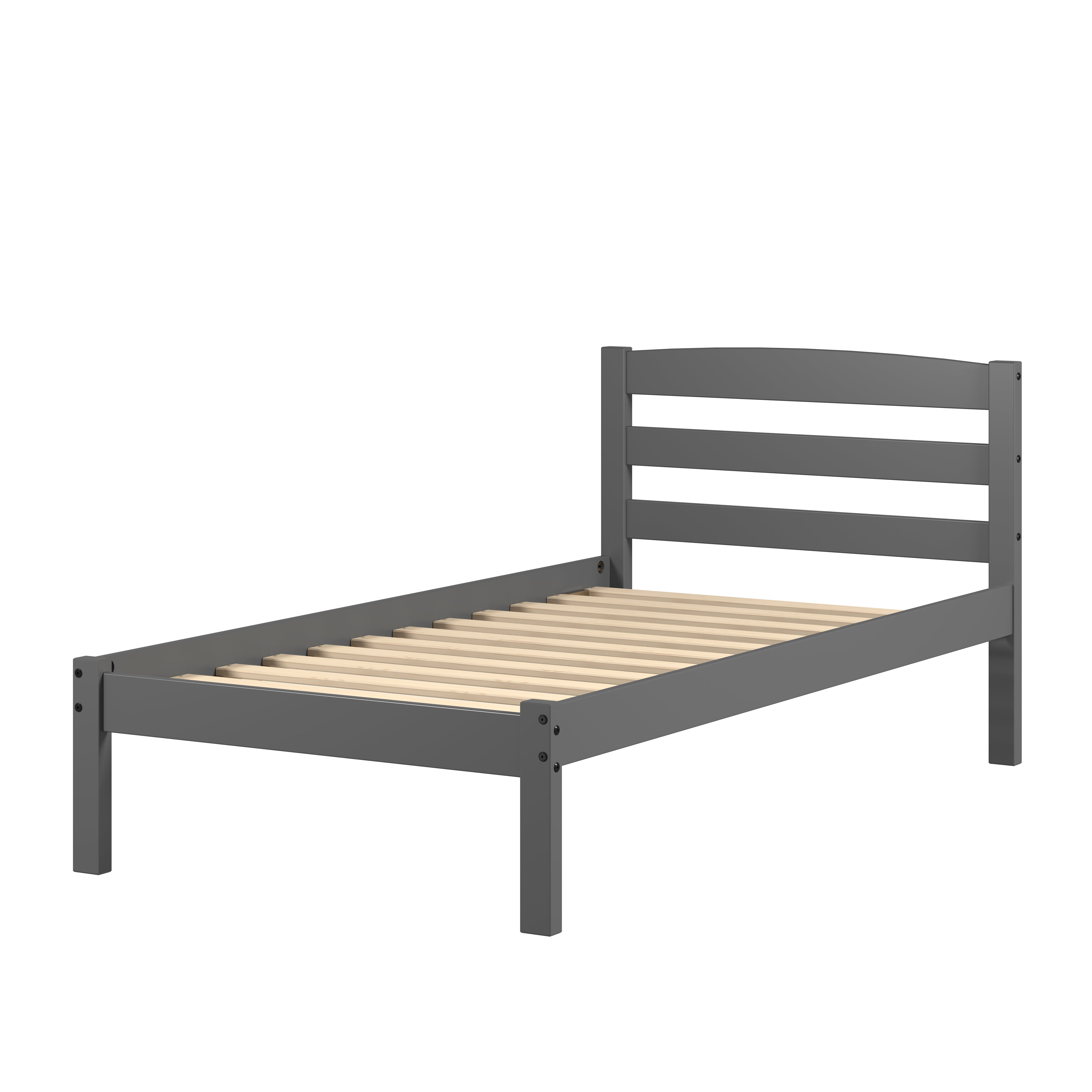 Donco Kids Econo Scandinavian Twin Dark Grey Bed