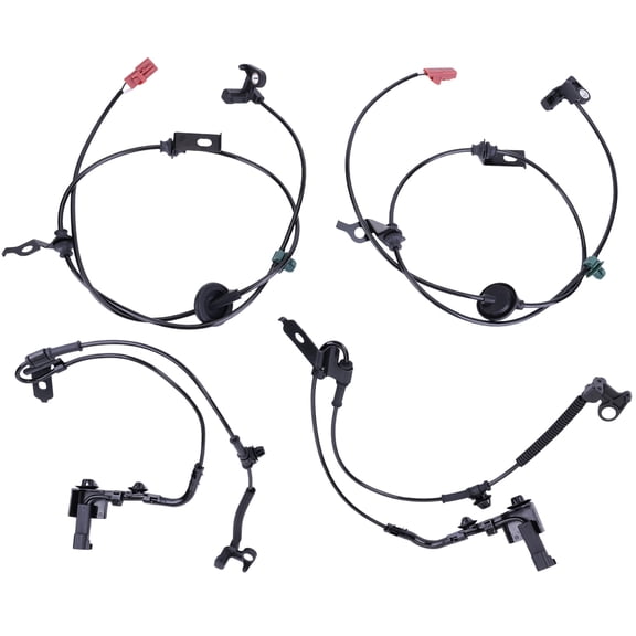 4Pcs ABS Wheel Speed Sensors Plastic Rubber Fits for Ford Fusion 2010-2012 Reduce Brake Distance Replace AE5Z2C205B