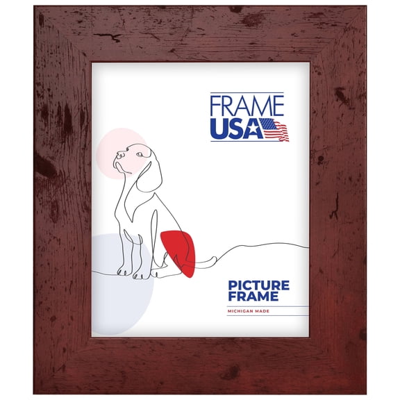 Rustic Wide Red 13x19 Inch Picture Frame
