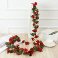 thumbnail image 2 of Zuioae Imitation Peony Vine Clearance Artificial Peony Vine Fake Flowers Garland Hanging Silk Plants Vine for Wedding Arch Party Garden Home Bedroom Office Wall Aesthetic Art Decoration, 2 of 3