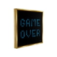 thumbnail image 4 of Stupell Industries Game Over Pixel Phrase Typography Painting Gold Floater Framed Canvas Art Print Wall Art, 25 x 25, 4 of 10