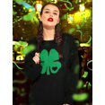 thumbnail image 5 of Tstars Womens Irish Shamrock Green Clover Heart Gift for St Patricks Day Cute Shirts Gift for Her Irish Shirt Pride Proud Irish Women Sweatshirt, 5 of 6