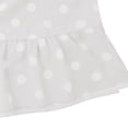 thumbnail image 7 of VEKDONE Womens Plus Size Dress Sleeveless Crew Neck Beach Dresses Polka Dot Chiffon Ruffled A-Line Dress Casual Party Flared Sundress White XXL, 7 of 7