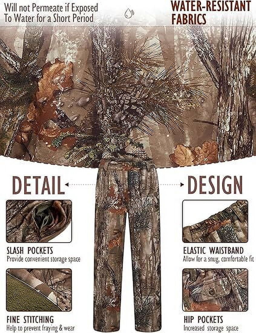 NEW VIEW Womens Camo Hunting Pants, Warm Fleece Lined Hunting Trousers, Lightweight Hunter Pants for Deer Duck Turkey Hunting
