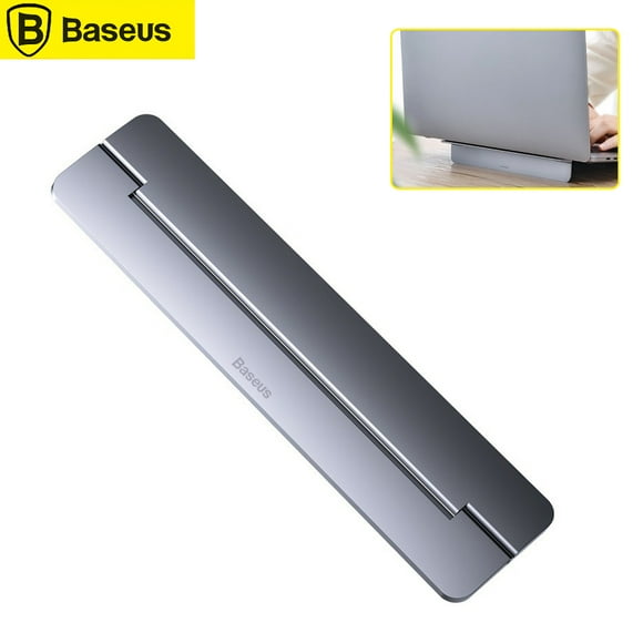 Baseus Light And Simple Laptop Stand 0.3cm Slim|Aluminum Alloy Material|Folding Support|8° Inclination Angle Design|All-Aluminum Invisible