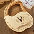 thumbnail image 4 of Labymos 19-String Wooden Lyre Harp Resonance Box String Instrument with Tuning Wrench 3pcs Picks, 4 of 7