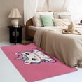 thumbnail image 3 of Unicorn Rugs for Girls Bedroom - 5x8 Rug - Unicorn Rug - Cute Cartoon Fantasy Animal Area Rug - Girls Kids Kawaii Rugs - Pink Carpet, 3 of 7
