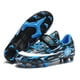 thumbnail image 1 of Zapatos de fútbol para niños Tacos Botas de fútbol atléticas transpirables profesionales para interiores al aire libre TF/AG-NegroAzul-36 Sailing Electrónica, 1 of 5