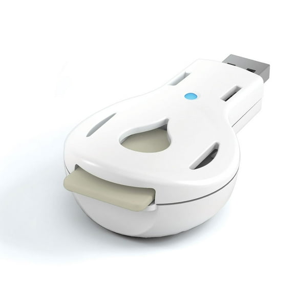 Aromahouse Aromakey USB Aromatherapy Diffuser with 5 Unscented Refill Pads White