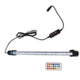 thumbnail image 5 of Luz de acuario con sincronización ajustable, fuerte potencia de penetración, luz LED sumergible para acuario, 110-240V, 18 cuentas de lámpara, enchufe estadounidense, 5 of 5