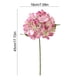 thumbnail image 3 of Tallo de flor de seda de hortensia artificial | Flor artificial de 54 pétalos para bodas y decoración del hogar | Manualidades y pintura al óleo | 18 x 45 cm, 3 of 6