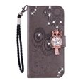 thumbnail image 2 of Feishell Samsung Note 20 Ultra Case Owl Pattern Glitter Sparkly Gems Shockproof PU Leather Wallet Cover Flip Stand Card Slots Magnetic Diamond Bling Case for Samsung Galaxy Note 20 Ultra, Gray, 2 of 7
