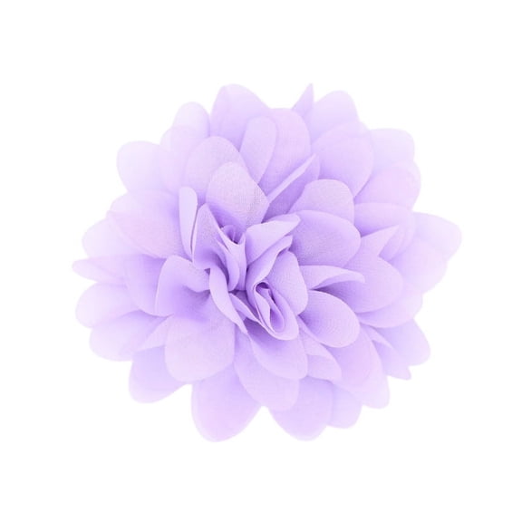 XmhyTop-A 10Pcs Handmade Chiffon Flowers Chiffon Fabric Flowers for Embellishments,DIY Headbands Flower Accessories Flower Headband-Purple