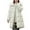 Green, variant on Breezora Hooded Longline Quilted Puffer Coat for Women Loose Fit Thickened Winter Jacket L Size Black