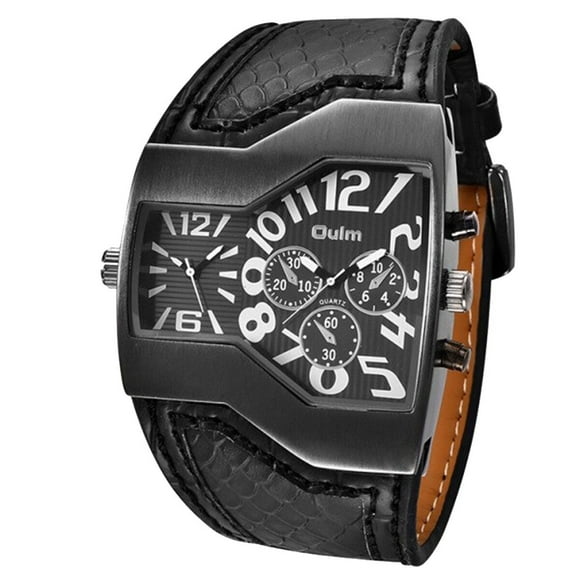 Reloj de Pulsera Fralugio Sport Lujo Hombre Acero Inoxidable Hp1220 2 Horarios