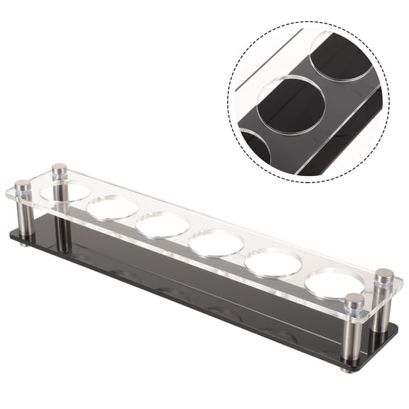 Acrylic Serving Tray for Shot Glasses 2pcs Shot Glasses Display Tray for Parties and Festivals