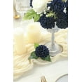 thumbnail image 3 of Artificial Dahlia Flowers 25pcs Real Looking Navy Blue Foam Fake Roses with Stems for DIY Wedding Bouquets Bridal Shower Centerpieces Floral Arrangements Party Tables Home Decoration, 3 of 5