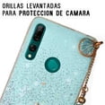 thumbnail image 3 of Funda Diamante 3D Con Correa Concha Mas Mica 9d Para Huawei Y9s Azul Cielo Wol Mot, 3 of 4