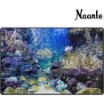 thumbnail image 3 of FREEAM Beach Theme Area Rug 80"x58", Caribbean Reef Fish Ocean Animal Polyester Area Rug Mat for Living Dining Dorm Room Bedroom Home Decorative, 3 of 6