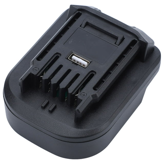 Adaptateur de Batterie, Convertisseur d'Outil Électrique Compact Robuste et Durable Construit en PCBA pour 4 Broches à 5 Broches Sans USB, avec USB
