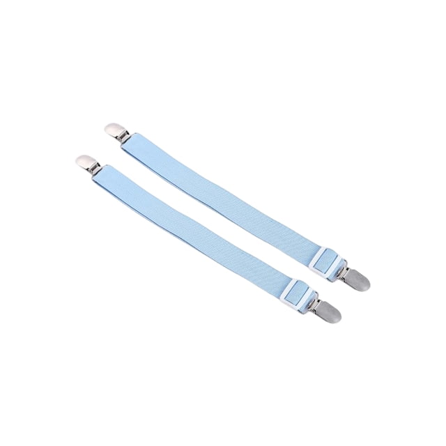 Ounissouiy Clip de fijación de 2 uds., sujetador de sábanas para cama, funda de colchón para sofá, soporte de esquina, correas para pies, Juegos de cama Azul