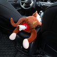 thumbnail image 4 of Creative Monkey Tissue Box Cartoon Tissue Cover Paper Holder Napkin Box Paper Storage for Car Home Bathroom(Coffee Color), 4 of 6
