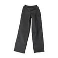 thumbnail image 1 of Pantalones de chándal 1/6, minipantalones largos de pierna ancha, disfraz de muñeca en miniatura suelto para deportes atléticos para muñecas femeninas negro, 1 of 8