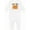 AA-White, variant on I'm One Pizza Birthday Party Baby Romper Coveralls