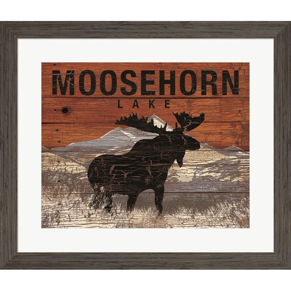 Great Art Now Moosehorn Lake by Dogwood Portfolio, Framed Wall Art, 27.5W x 23.5H