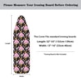 thumbnail image 6 of HELLHERO Polyester Iron Board Cover with Universal Fit Ironing Board Protector Iron Replacement Cover Resist Scorching for Laundry Room 15" x 54" (Mushroom Daisy), 6 of 6
